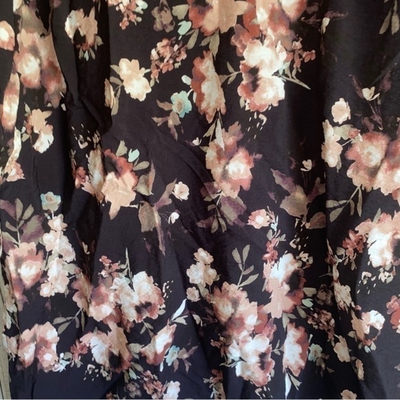 J. Jill Watercolor Black Floral Tunic - Picture 3 of 6